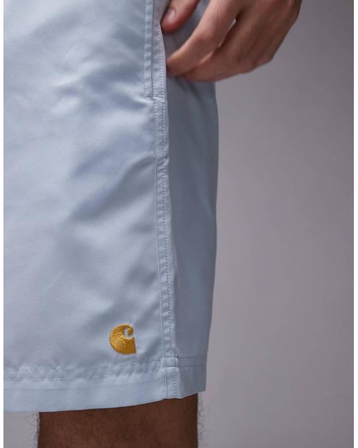 Carhartt Gray Chase Swim Trunks for men