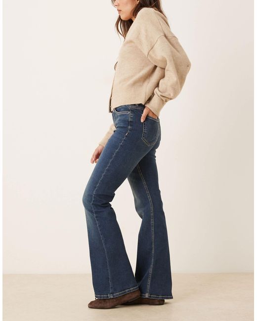 Jdy Blue Kathy Flared Jeans