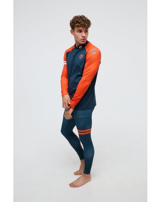 OOSC – chicago bears – x nfl – buntes baselayer-oberteil für herren in Blue für Herren