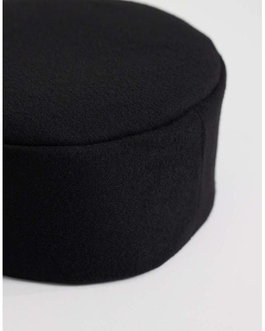 ASOS Black Pillbox Hat