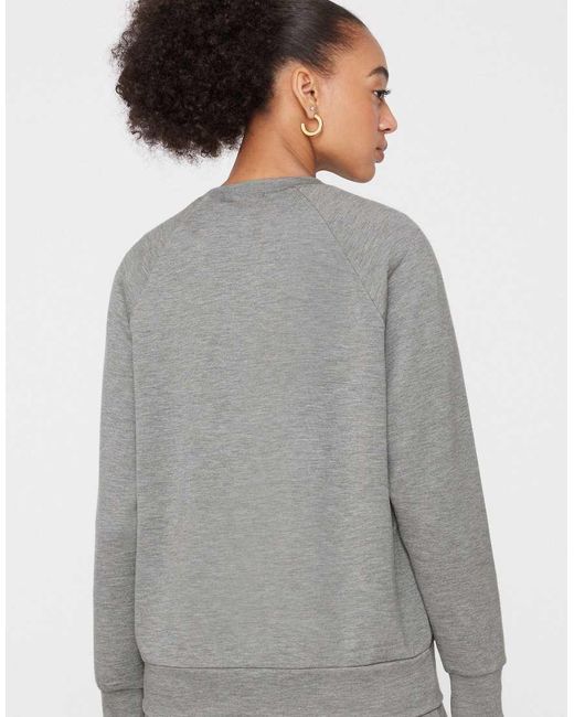 Tezenis Gray Soft Touch Round Neck Sweatshirt