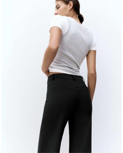 Pull&Bear White Petite – hose