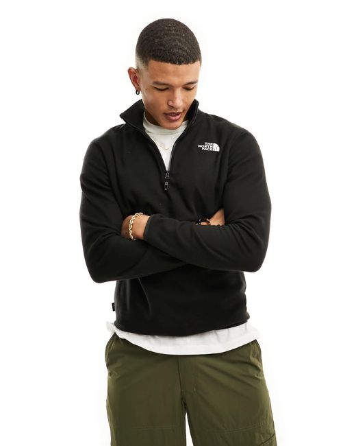 Glacier 100 - polaire à col zippé The North Face pour homme en coloris Black