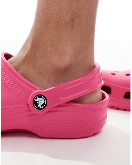 CROCSTM Pink Classic Clogs