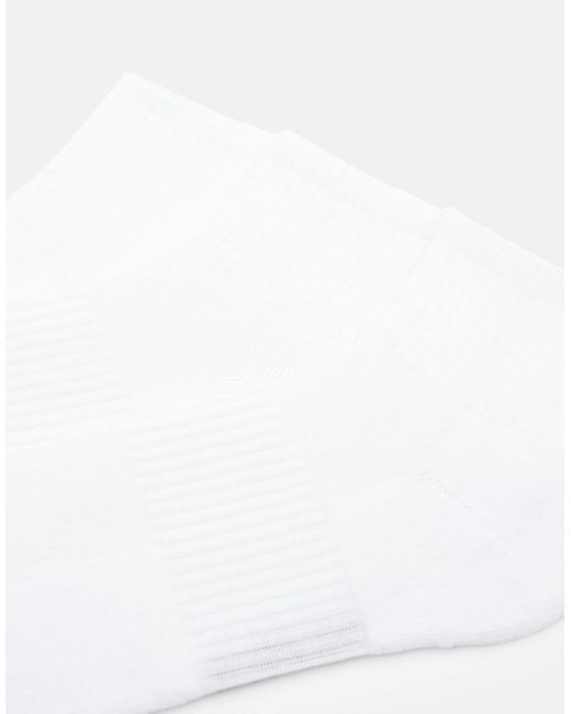 Pull&Bear – 3er-pack söckchen in White für Herren