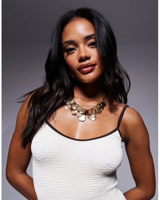 Moda Minx White – badeanzug