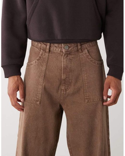 Prohibited Natural Loose Fit Denim Jeans for men