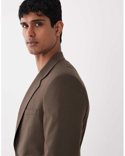 ASOS Gray Skinny Suit Blazer for men