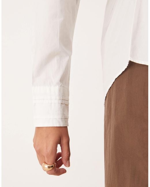 Aware White Cinched
