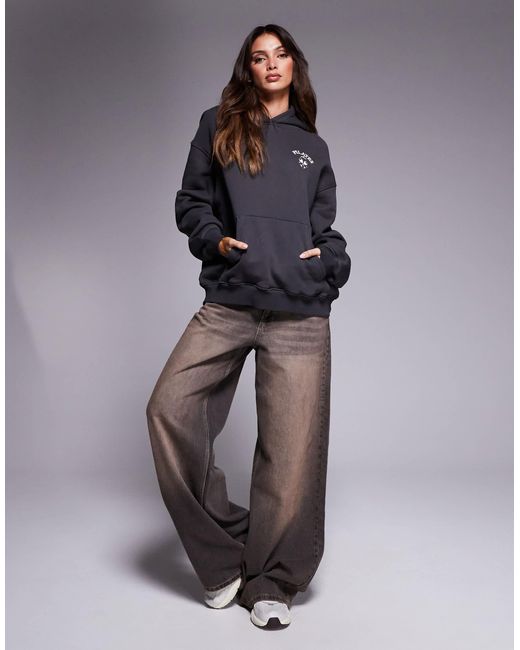 The Couture Club Blue – oversize-kapuzenpullover