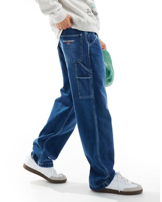 Sport capsule - jeans comodi lavaggio medio di Polo Ralph Lauren in Blue da Uomo