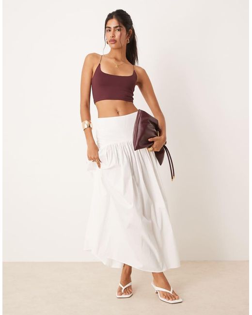 ASOS Purple Polyamide Strappy Bralet