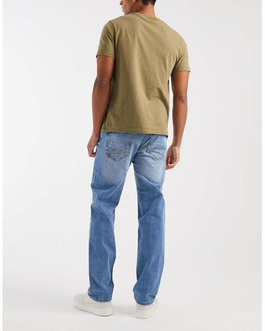 Blend Blue Regular Fit Straight Leg Jeans for men