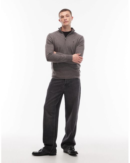 AllSaints – strickpullover in Gray für Herren