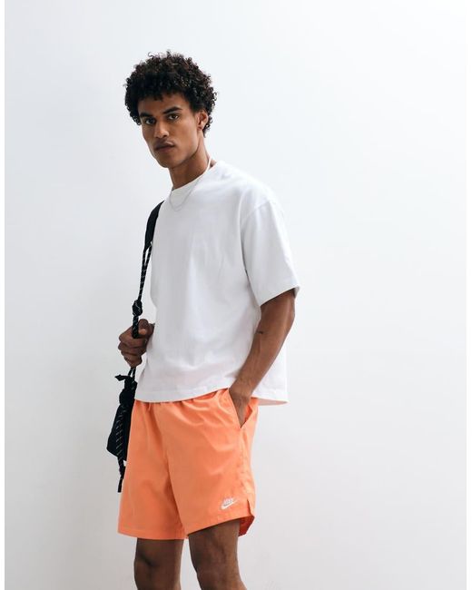 Nike White Club Woven Shorts for men