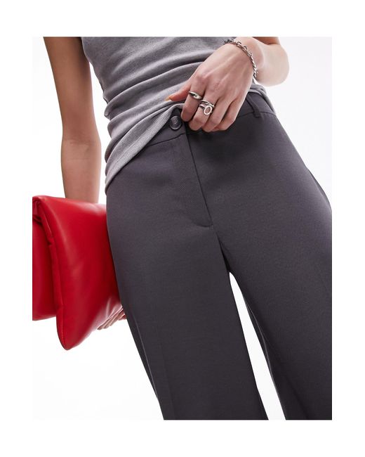 Tonic - pantalon taille basse TOPSHOP en coloris Gray