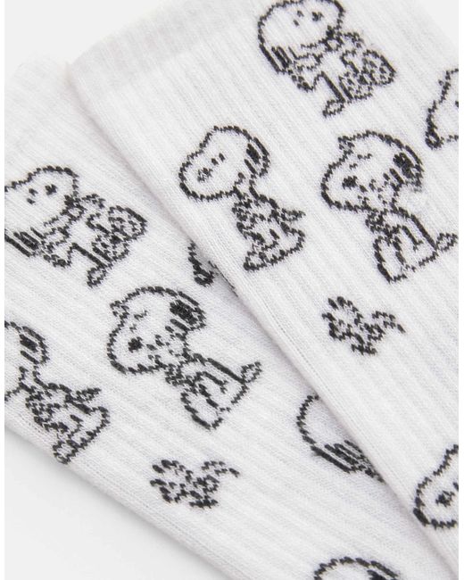 Chaussettes Pull&Bear en coloris White