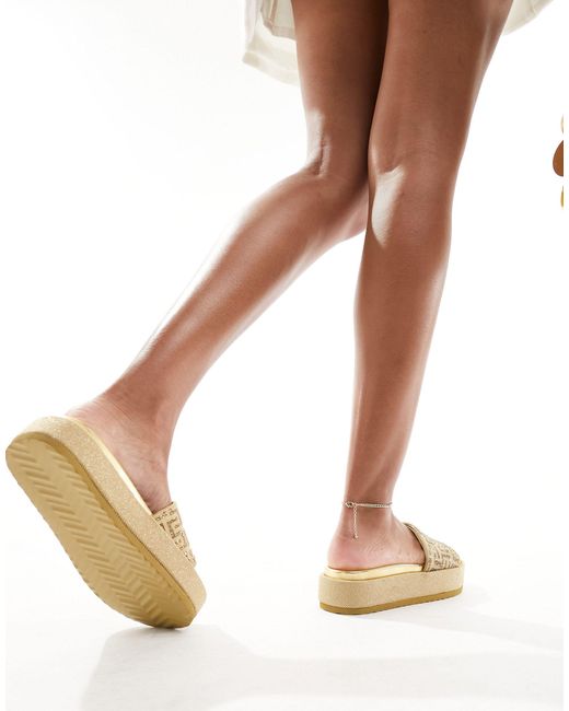 Steve Madden White Kora Chunky Platform Sandal