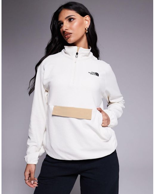 Exclusivité asos - - kecha - vert pliable à col zippé - cassé The North Face en coloris Gray
