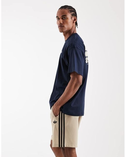 Adidas Originals Blue Firebird Shorts for men