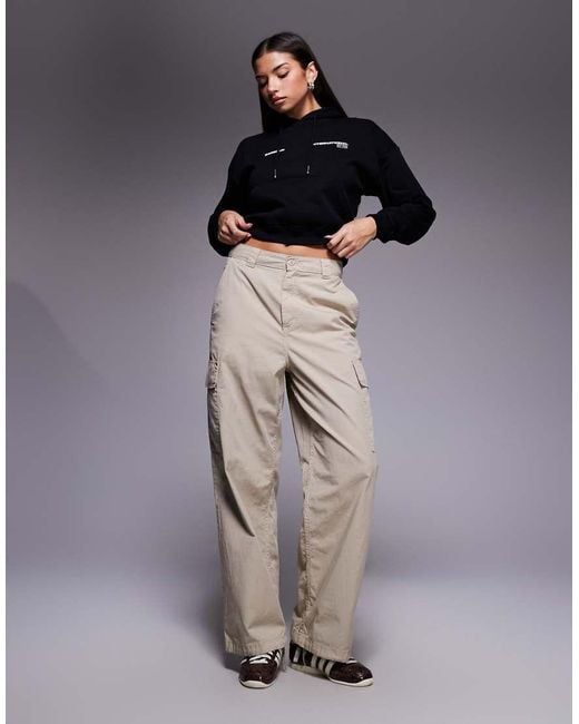 Barbour Blue Ciara Cropped Logo Hoodie