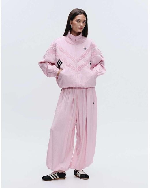 adidas Originals x ASOS Pink Oversized Balloon Track Pants