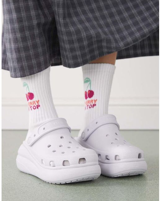 CROCSTM Gray Classic Crush Clog