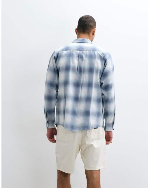 Carhartt Blue Long Sleeve Tyers Shirt for men