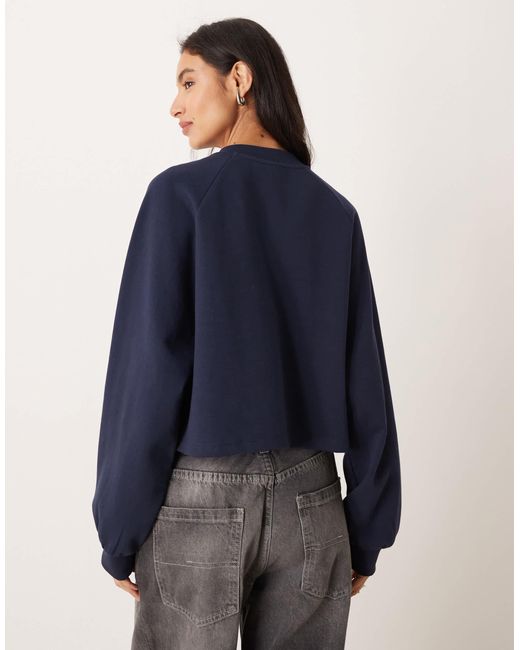 ASOS Blue Interlock Cardigan
