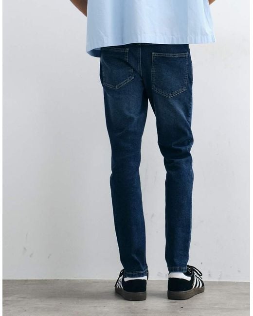 New Look Blue Skinny Jeans for men