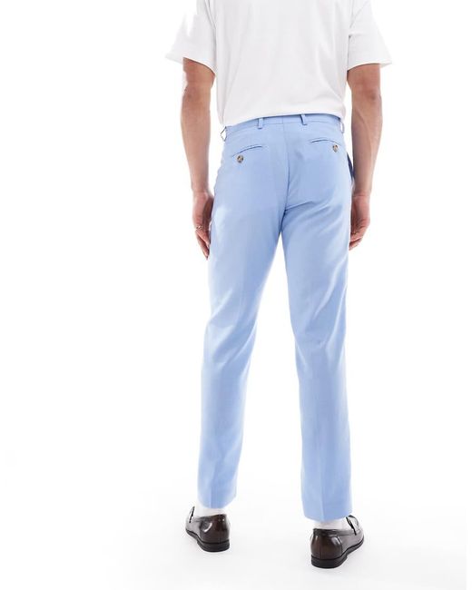Pantalones Azul Claro De Corte Superslim De Jack & Jones de hombre de color Blue