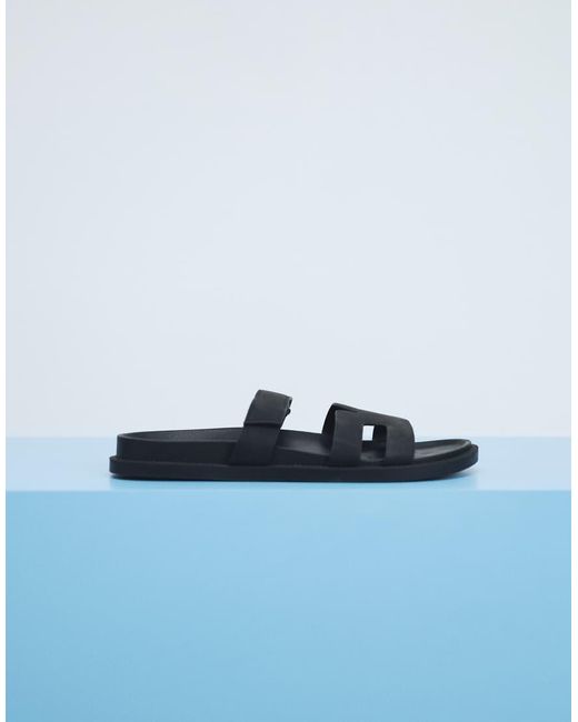 SEQWL Brown Sandals With Straps for men