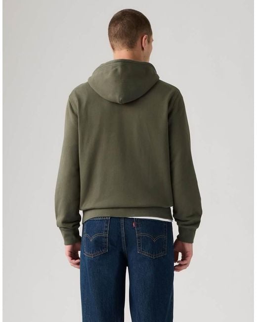 Levi's Green The Original Hm Zip Up Fog for men
