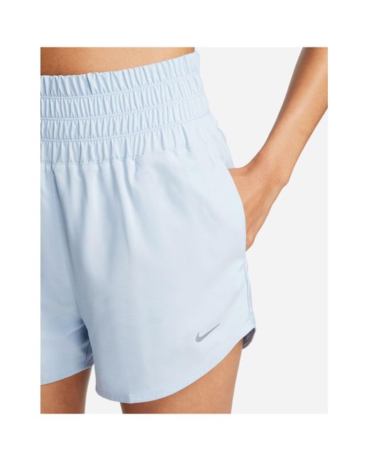 Nike Blue Nike One Training Dri-fit Ultra High Rise 3 Inch Shorts