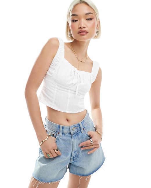 Cotton on - cara - top corset Cotton On en coloris White