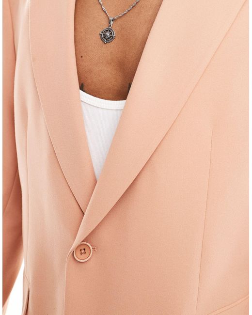 Viggo Pink Lavoir Suit Jacket for men