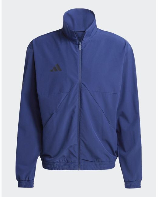 Adidas Originals Blue House Of Tiro Woven Track Top for men