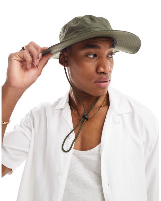ASOS White Safari Bucket Hat for men