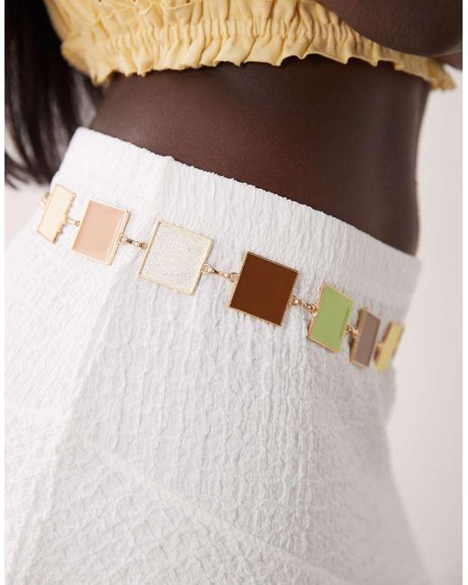 South Beach Natural Resin Chain Belt