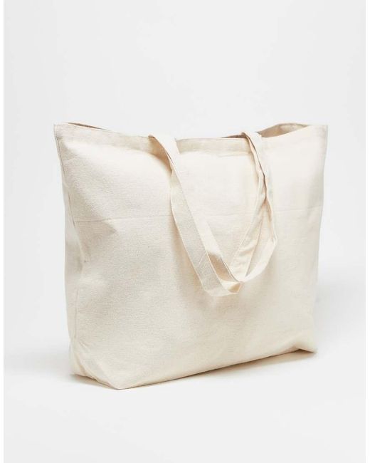 Obey Tote Tas Met Icoonlogo in het Natural
