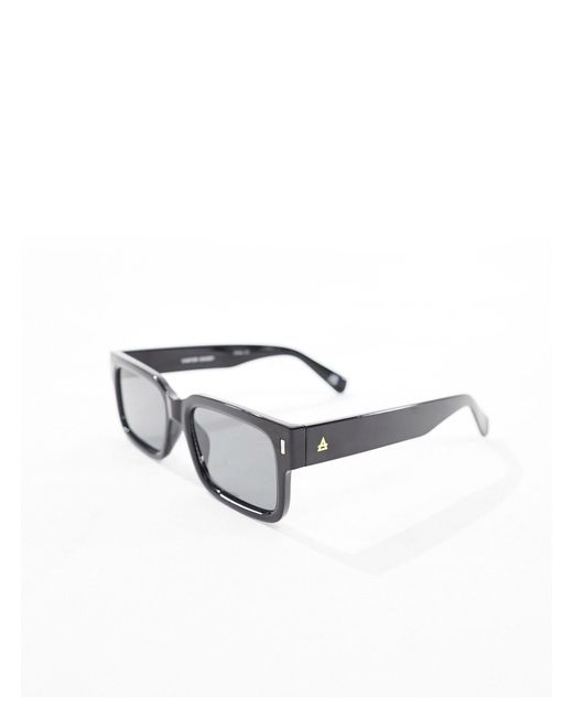 Castor - occhiali da sole squadrati neri di Aire in Black