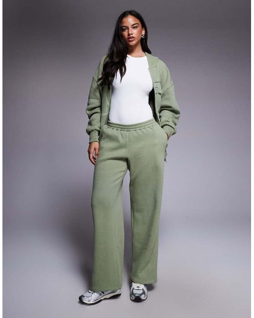Edikted Green Co-Ord Forever Sweatpants