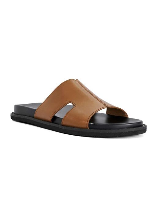 Dune Brown Ishaa Smart Sandals for men