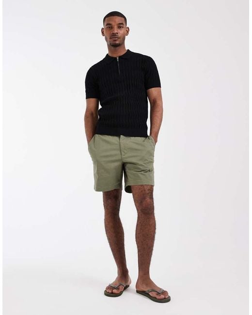 Lacoste Green Casual Shorts for men