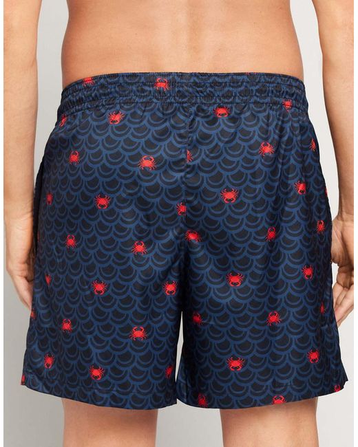 Tezenis Blue Printed Swimming Shorts for men