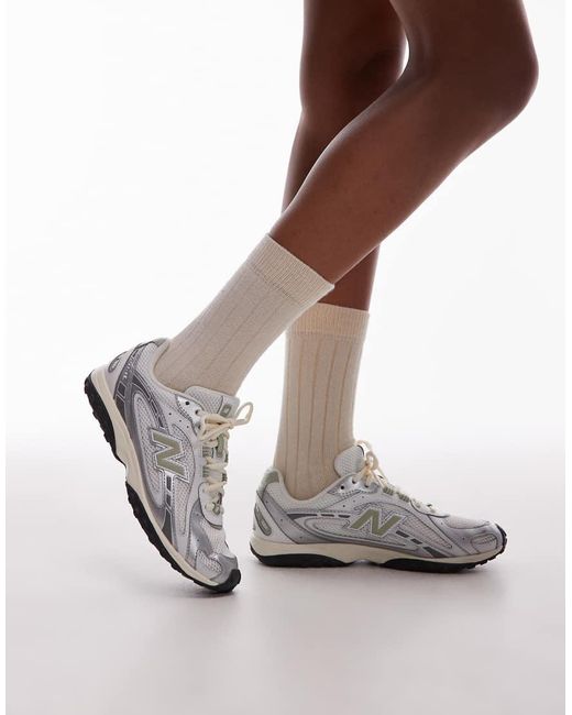 New Balance White 204l Unisex Trainers