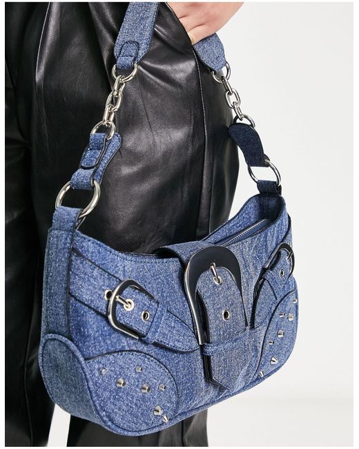 WOMEN Y2K DENIM Shoulder Bag Fashion Underarm Bag Crossbody Handbag(Dark  Blue) $13.74 - PicClick AU