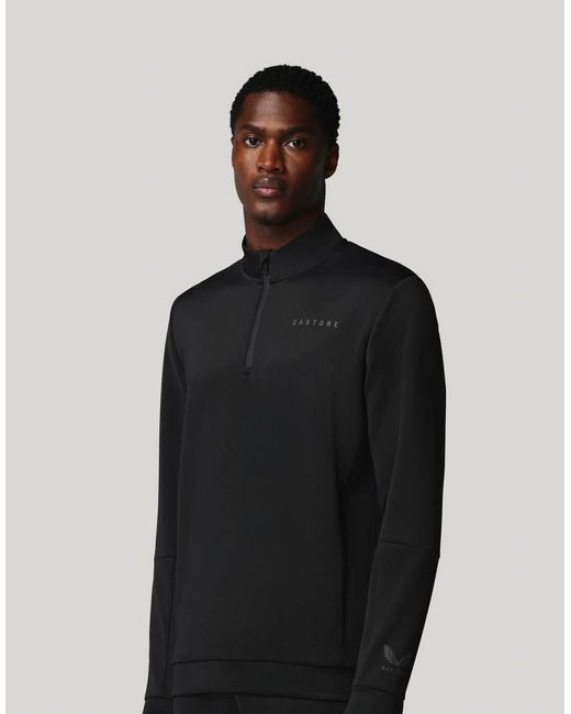Castore Blue Flex 1/4 Zip Sweatshirt for men