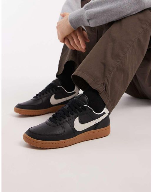 Nike Black Field General Trainers for men