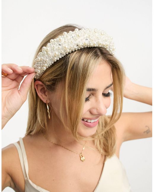 Ted Baker Natural Pearlen Pearl Crystal Headband